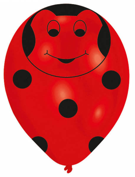 Katicabogár Beetles léggömb, lufi 6 db-os 11 inch (27,5cm)
