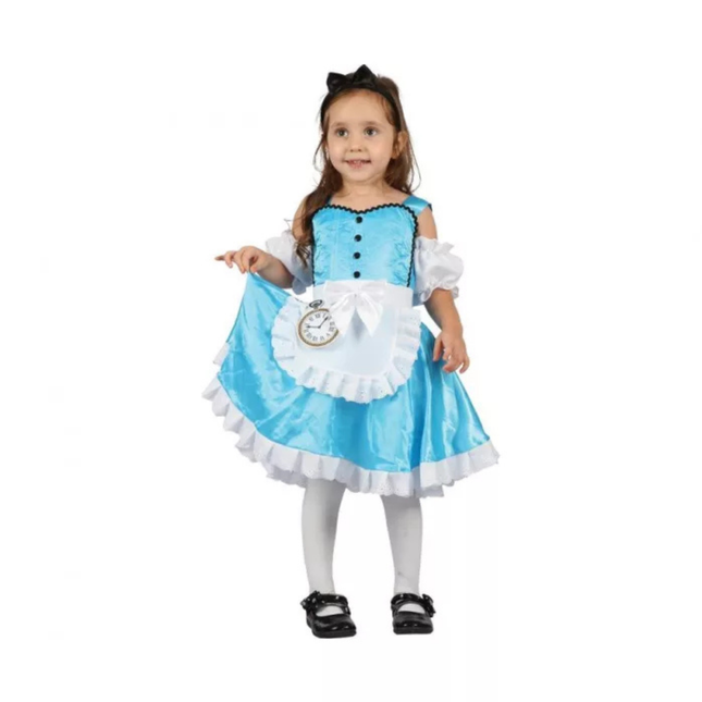 Disney Alice Csodaországban Blue gyerek jelmez 92–104 cm méretben