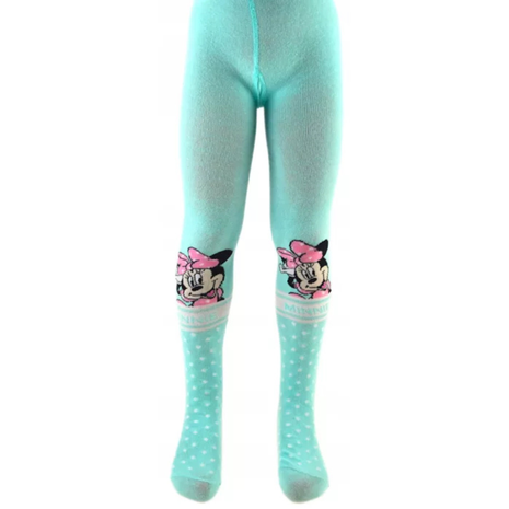Disney Minnie Dots Green gyerek harisnya 8–9 éveseknek, 128–134 cm