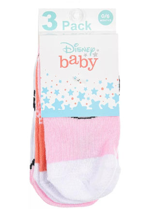 Disney Minnie Explorer Pink baba zokni 6-12hónapos korig, rózsaszín mintás babazokni