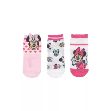 Disney Minnie Wink Pink baba zokni 6–12 hónapos korig, rózsaszín mintás puha babazokni