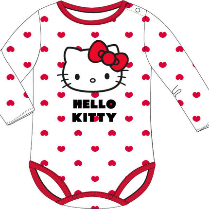 Hello Kitty Red Hearts baba body, kombidressz (68-92)