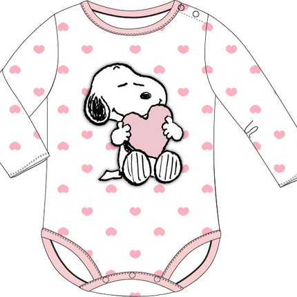Snoopy Love Cuddle baba body, kombidressz (68-92)