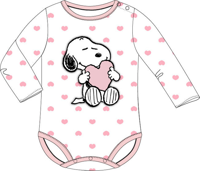 Snoopy Love Cuddle baba body, kombidressz (68-92)