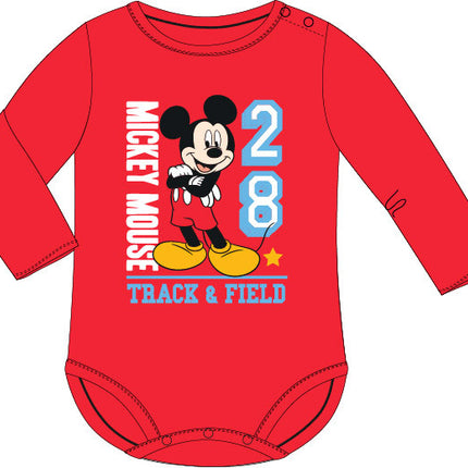 Disney Mickey Track and Field baba body, kombidressz (68-92)