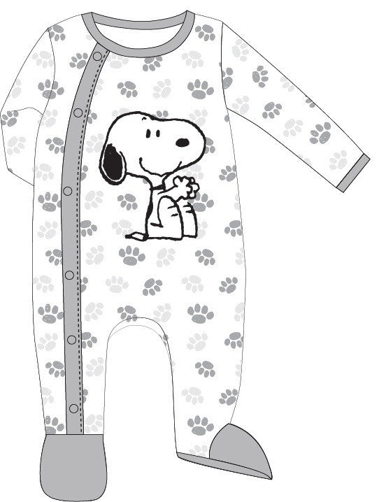 Snoopy baba rugdalózó 3-23 hó