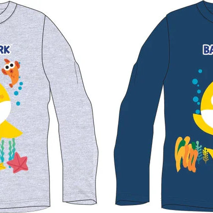 Baby Shark gyerek hosszú póló, felső 2 - 6 év / 92 - 116 cm