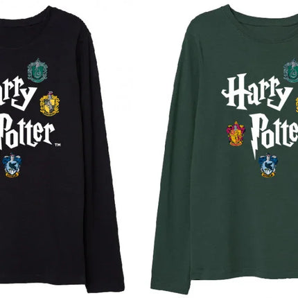 Harry Potter Magic Emblems gyerek hosszú ujjú póló 4 - 9 év / 104 - 134 cm