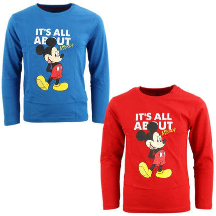 Disney Mickey All About gyerek hosszú ujjú póló 3 - 8 év / 98 - 128 cm