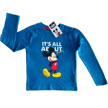 Disney Mickey All About gyerek hosszú ujjú póló 3 - 8 év / 98 - 128 cm