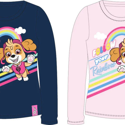 Mancs Őrjárat Rainbow gyerek hosszú póló, felső 3 - 8 év / 98 - 128 cm