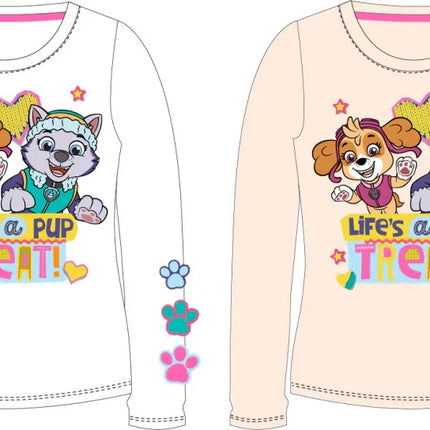 Mancs Őrjárat Treat gyerek hosszú póló, felső 3 - 8 év / 98 - 128 cm