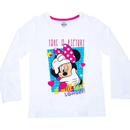 Disney Minnie Picture gyerek hosszú póló, felső 3 - 8 év / 98 - 128 cm