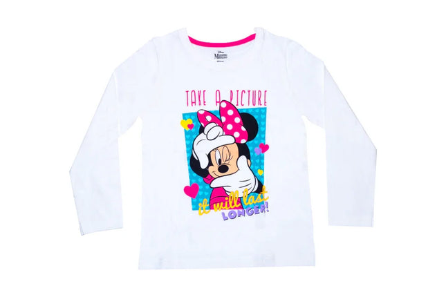 Disney Minnie Picture gyerek hosszú póló, felső 3 - 8 év / 98 - 128 cm