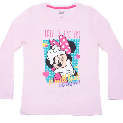 Disney Minnie Picture gyerek hosszú póló, felső 3 - 8 év / 98 - 128 cm