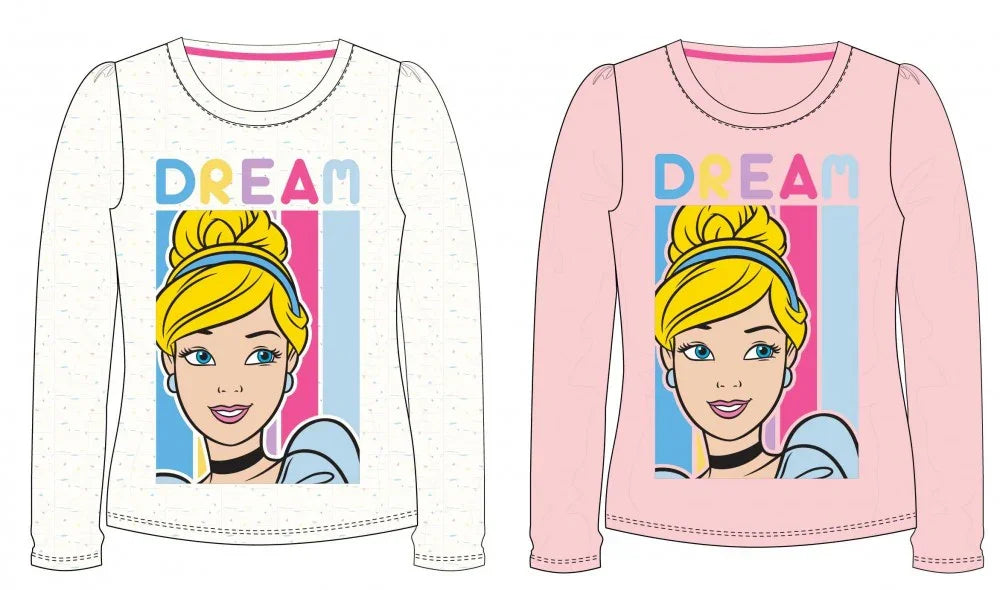 Disney Princess gyerek hosszú póló, felső 3 - 8 év / 98 - 128 cm
