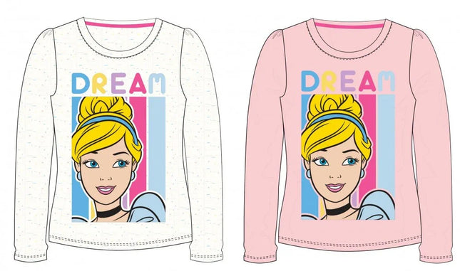 Disney Princess gyerek hosszú póló, felső 3 - 8 év / 98 - 128 cm