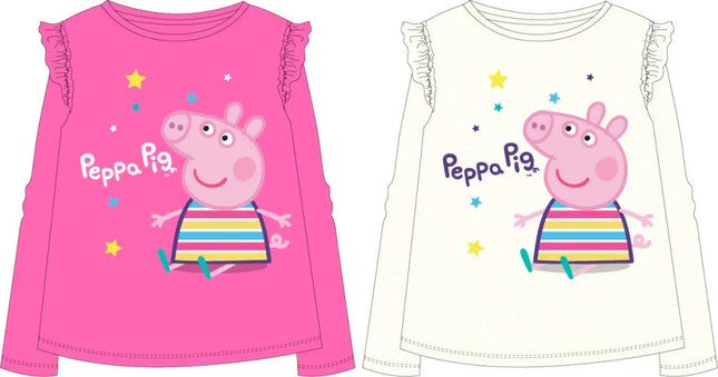 Peppa malac Striped gyerek hosszú póló, felső 2 - 6 év / 92 - 116 cm