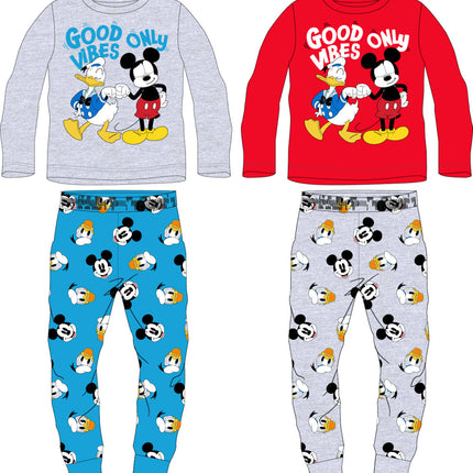Disney Mickey, Donald gyerek hosszú pizsama 3 - 8 év / 98 - 128 cm