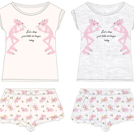 Rózsaszín Párduc rövid pizsama 9 - 14 év / 134 - 164 cm