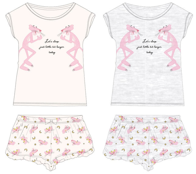 Rózsaszín Párduc rövid pizsama 9 - 14 év / 134 - 164 cm