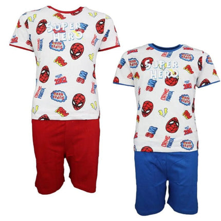 Pókember gyerek rövid pizsama 4 - 9 év / 104 - 134 cm