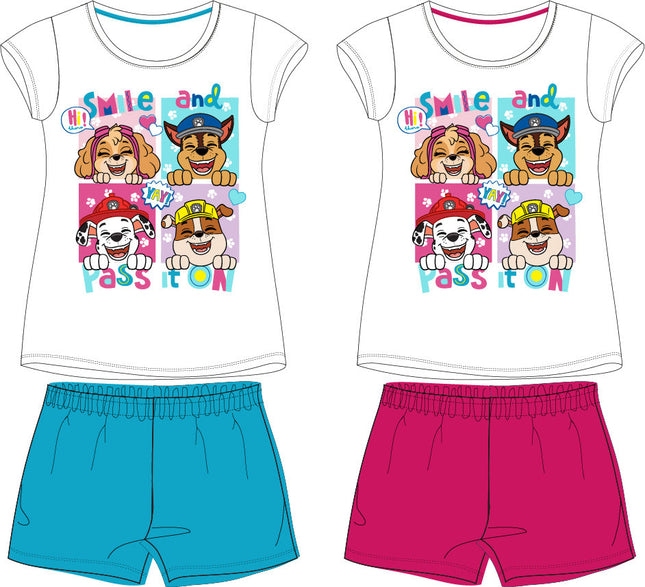Mancs Őrjárat Smile gyerek rövid pizsama 3 - 8 év / 98 - 128 cm