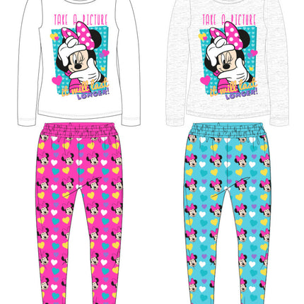 Disney Minnie Picture gyerek hosszú pizsama 4 - 9 év / 104 - 134 cm