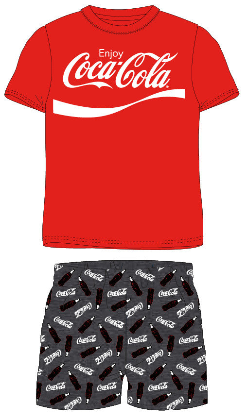 Coca-Cola gyerek rövid pizsama 9 - 14 év / 134 - 164 cm