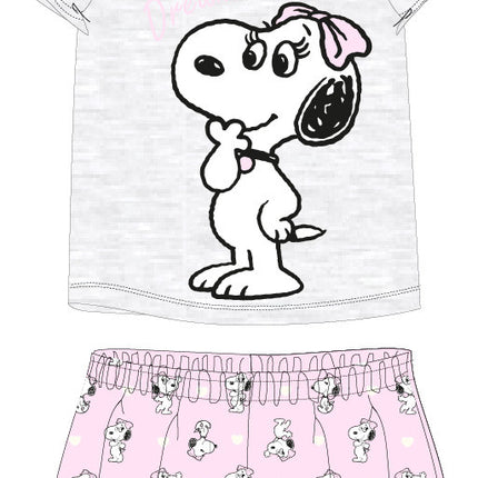 Snoopy gyerek rövid pizsama 2 - 8 év / 92 - 128 cm