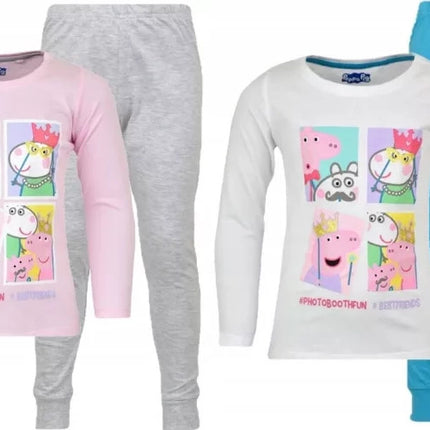 Peppa malac gyerek hosszú pizsama 2 - 6 év / 92 - 116 cm