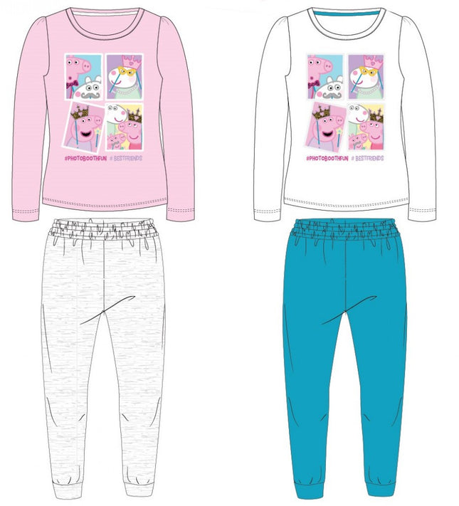 Peppa malac gyerek hosszú pizsama 2 - 6 év / 92 - 116 cm