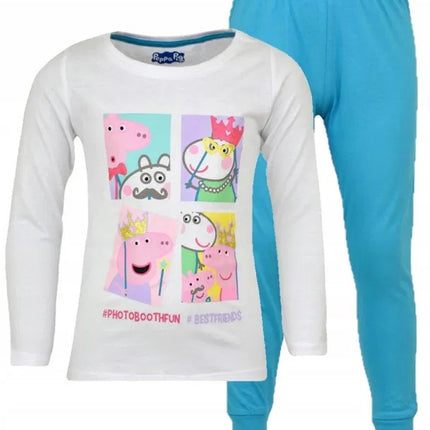 Peppa malac gyerek hosszú pizsama 2 - 6 év / 92 - 116 cm