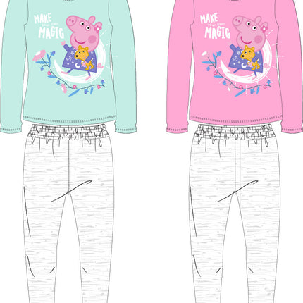 Peppa malac Magic gyerek hosszú pizsama 2 - 6 év / 92 - 116 cm