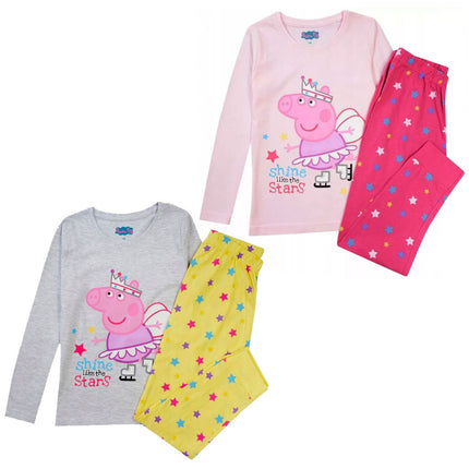 Peppa malac Shine gyerek hosszú pizsama 2 - 6 év / 92 - 116 cm