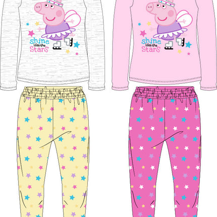 Peppa malac Shine gyerek hosszú pizsama 2 - 6 év / 92 - 116 cm