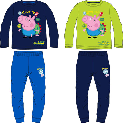 Peppa malac George gyerek hosszú pizsama 2 - 6 év / 92 - 116 cm