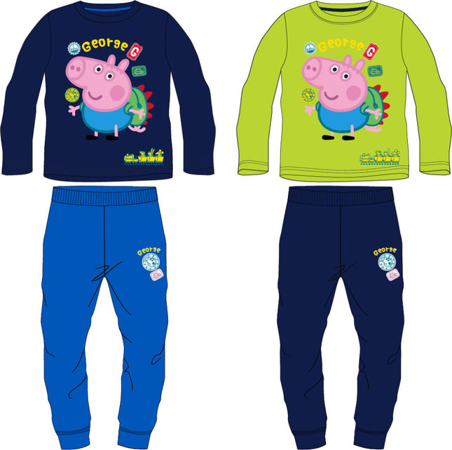 Peppa malac George gyerek hosszú pizsama 2 - 6 év / 92 - 116 cm