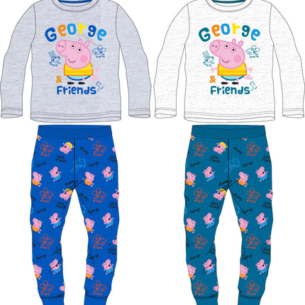 Peppa malac Friends gyerek hosszú pizsama 2 - 6 év / 92 - 116 cm