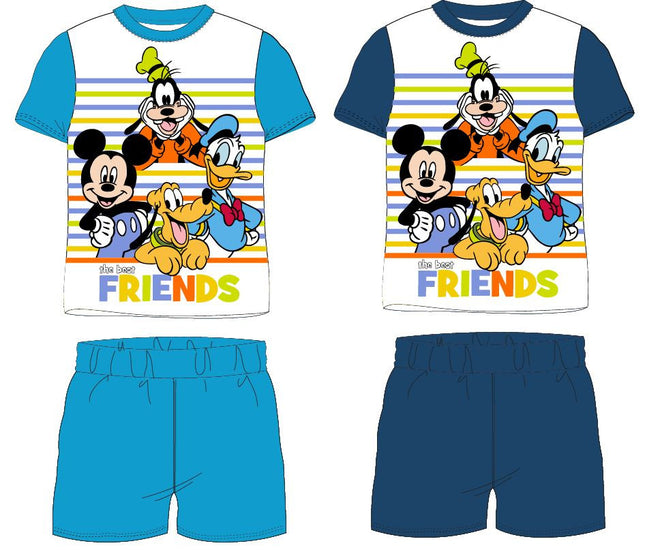 Disney Mickey Friends gyerek rövid pizsama 3 - 8 év / 98 - 128 cm