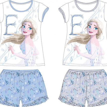 Disney Jégvarázs gyerek rövid pizsama 4 - 9 év / 104 - 134 cm