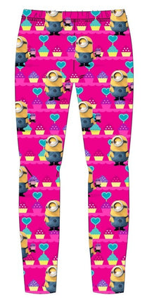 Minyonok Cupcake gyerek leggings 4 - 9 év / 104 - 134 cm