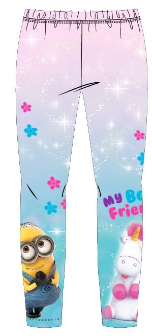 Minyonok Unicorn Friend gyerek leggings 3 - 8 év / 98 - 128 cm