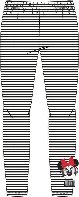 Disney Minnie Striped gyerek leggings 6 - 11 év / 116 - 146 cm