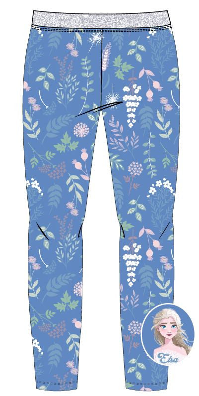 Disney Jégvarázs Flowers gyerek leggings 4 - 9 év / 104 - 134 cm