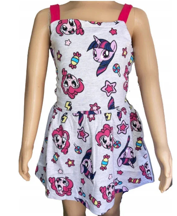 Én kicsi pónim gyerek nyári ruha 3 - 8 év / 98 - 128 cm