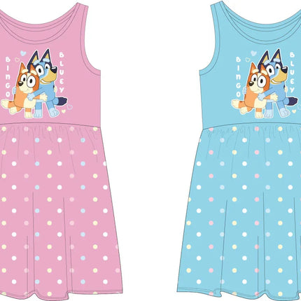 Bluey Bingo gyerek nyári ruha 2 - 6 év / 92 - 116 cm