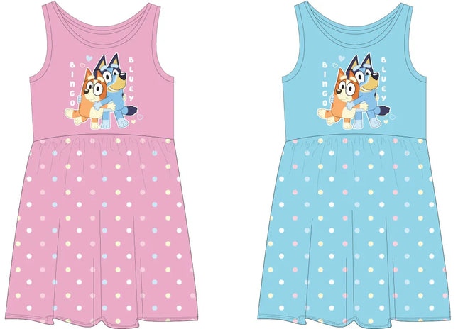 Bluey Bingo gyerek nyári ruha 2 - 6 év / 92 - 116 cm