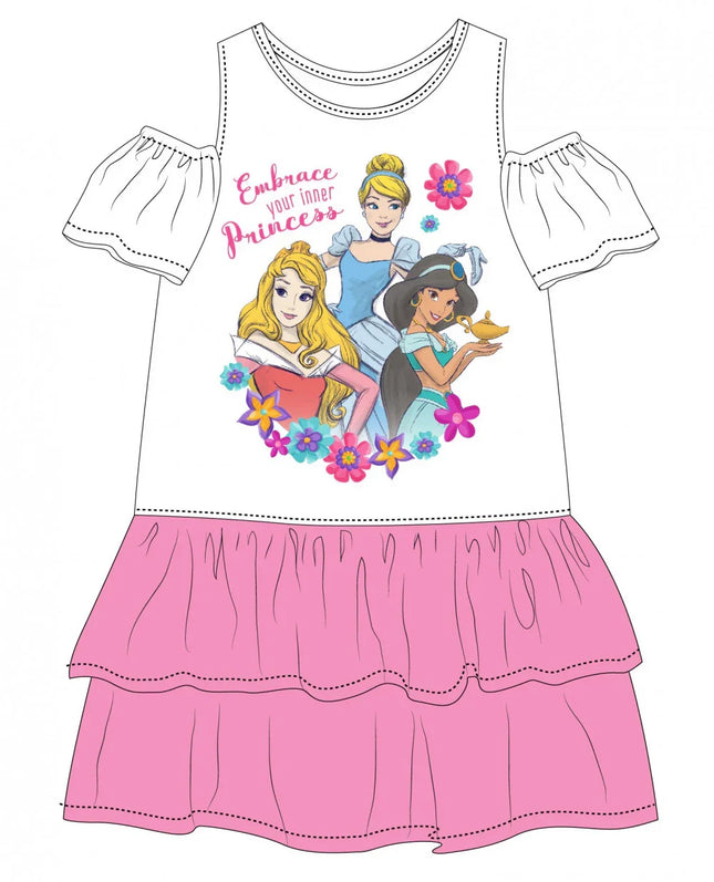 Disney Hercegnők gyerek nyári ruha 3 - 8 év / 98 - 128 cm