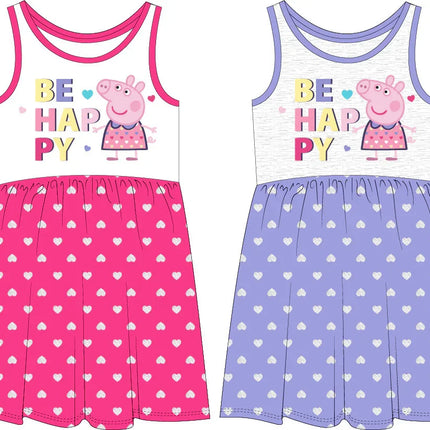 Peppa malac Be Happy gyerek nyári ruha 2 - 6 év / 92 - 116 cm